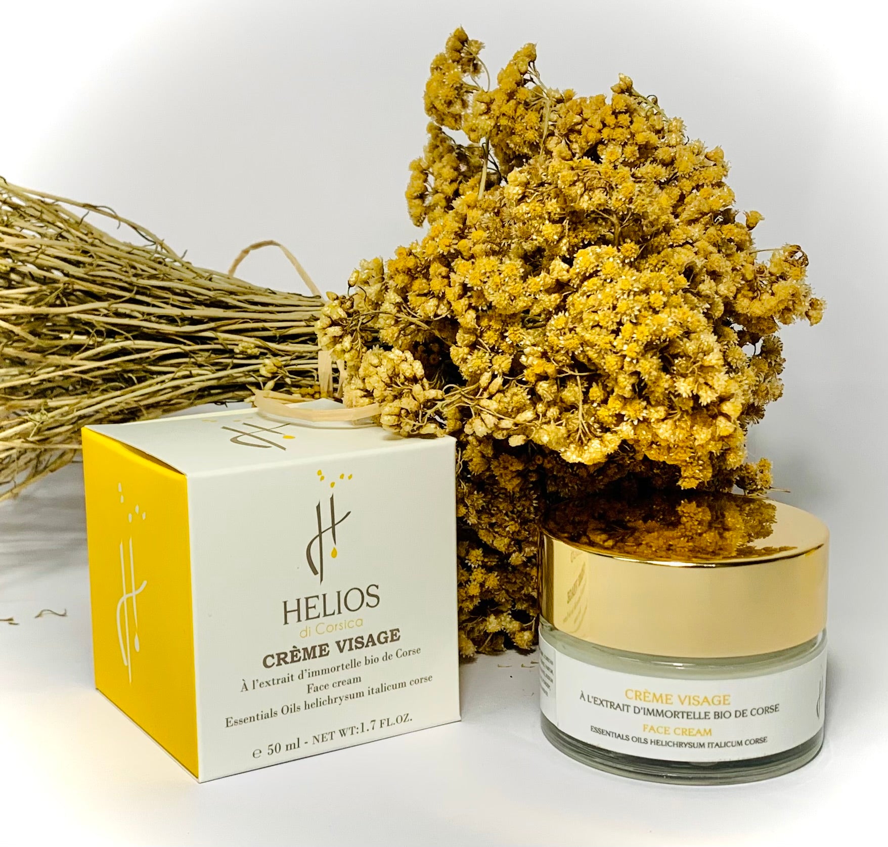 Cosmétique - Crème visage à l'extrait d'immortelle bio☀